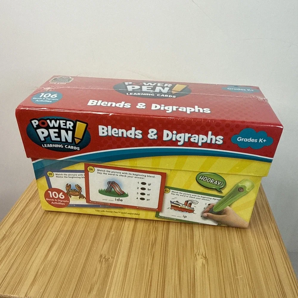 Lot 3 Power Pen Learning Card Sets Teacher Language Reading Grade K+ Homeschool